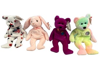 Beanie Babies PE Pellets Including Glory And Millennium Bears