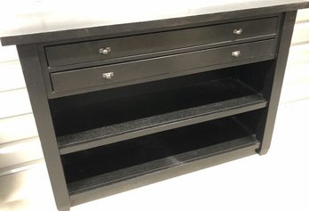 Black Buffet With Drawers 50x15.5x34H