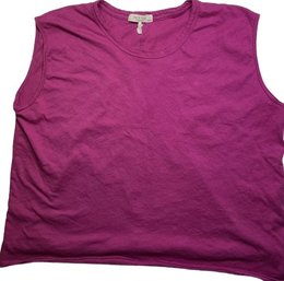 Rag & Bone, Ladies Sleeveless T-shirt, Size XS, Hot Pink