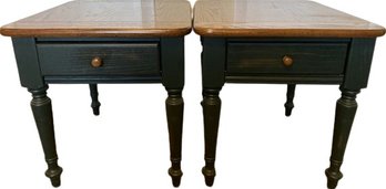 Matching Two Toned End Tables From Hammary (21x22.5x26)