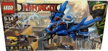 LEGO 70614 The NINJAGO Movie Lightning Jet- New In Box, 876 Pcs