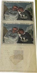 Republique Francaise H. Daumier Stamps