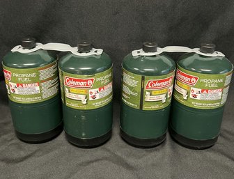 (4) Coleman 16.4 Oz Propane Fuel Canisters (full)
