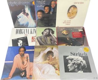 Collection Of 9 Unopened Vinyl Records Includes, Morgana King, Sharon Klee, Suzanne Stevens And Many More