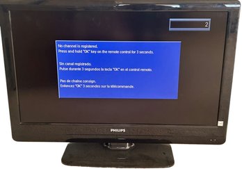 Philips TV 31.5in Tested/No Remote