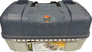 Flambeau 7 Tray Tackle Storage Box And Assorted Fishing Items- 19Lx11Wx10H