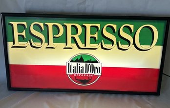 Working Espresso Sign