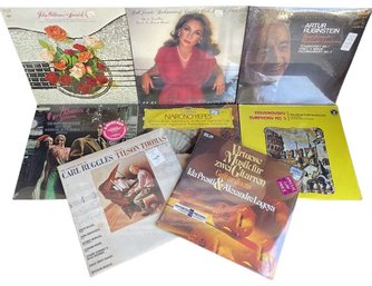 Collection Of Vinyl Records (8) From Arthur Rubinstein, Ruth Laredo And Many More!