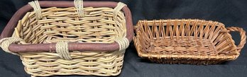 Wicker Basket Set (2)