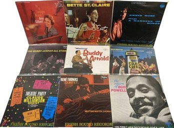 Collection Of Vinyl Records (50plus) Including Coleman Hawkins, Annie Rose, Skip Martin And More!