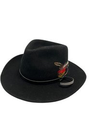 Black (Turner Hat Company) & Brown (Eddy Bros) Wool Cowboy Hats - Size Medium