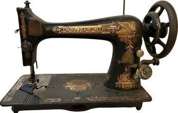 Antique 1900s Singer Sewing Machine- Mechanism Works, 16Lx7Wx11T