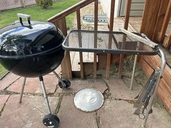 Webber Grill With Workspace Attachment