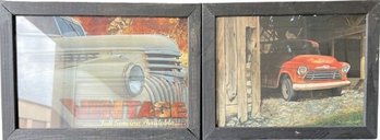 Ronald D. Keith & John Jones Framed Artwork - 18.5Lx14.5W & 20.5Lx14.5W