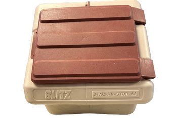 BLITZ Stack N Stor Animal Food Storage Bin- 15x18x19