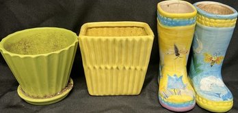 Ceramic Flower Pot Set (4)