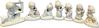 8 Precious Moments Dolls By Jonathan David