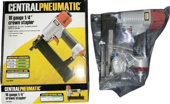 Central Pneumatic 16-gauge Finish Nailer- Appears Unused In Box