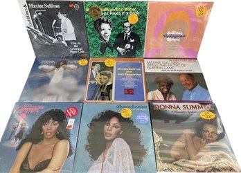 (9) Unopened Vinyl Collection, Includes, Maxine Sullivan, Donna Summer