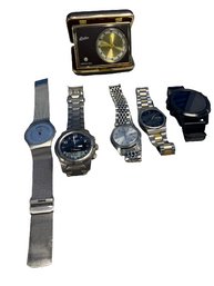 6 Pieces Watches- Seiko, Skagen, Citizen