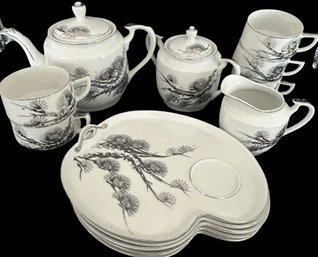Handpainted China Made In Japan Tea Set