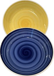Made In Italy Marciano Hand-painted Ceramic Bowls