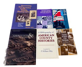 Genealogy Books! (5 Paperback 1 Hardback) (8.5x11-largest)