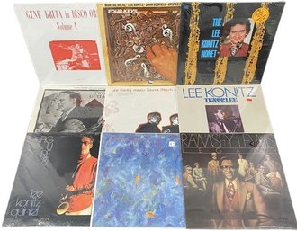 Collection Of 9 Unopened Vinyl Includes, Lee Konitz, Gene Krupa