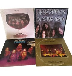 4 Deep Purple Vinyl Records