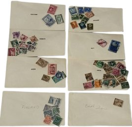 Honduras, Germany, Greece, Finland, Canal Zone, India, Hati, Holland Stamps