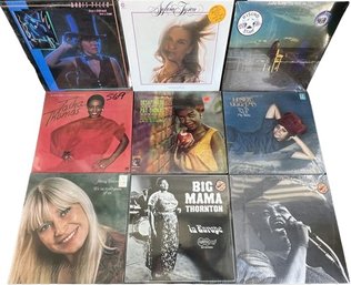 (9) Unopened Vinyl Collection, Tasha Thomas, Leslie Uggams, Pat Thomas And Many More