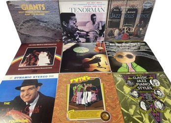 Collection Of 50 Plus Vinyl Records, Elmo Hope, Teddi King, Dan Barret, Alley Cat, Jaunty Jolly  & More