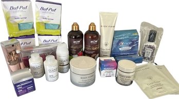 Opalex Hair Products, Wow Skin Science, Crepe Erase Body Firm Products, Crest White Strips, Poo-Poure And More