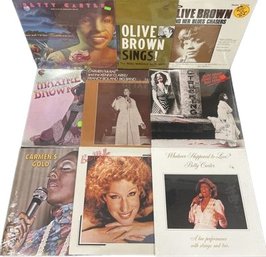 (9) Unopened Vinyl Records, Carmen's Gold, Maxine Brown And Many More