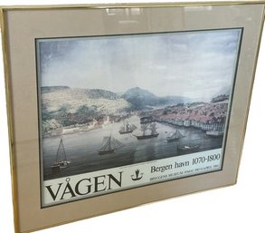 Bergen I Norge Wall Painting Decor 27 X 22