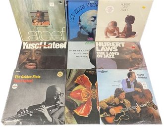 Collection Of 9 Unopened Vinyl Records Includes, Yusef Lateef, Hubert Laws