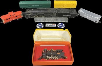 Vintage American Flyer Model Trains And Tracks