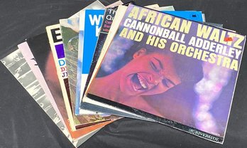Collection Of Vinyl Records (10) Including Cannonball Adderley, Chico Freeman, Duke Ellington And More!