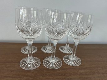 Crystal Wine Glasses 6 Pieces