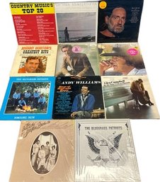 Bluegrass & Country Records- Includes Andy Williams, Willie Nelson & More! Plastic Is Unsealed