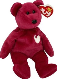 Rare Original TY Beanie Baby 1999 Valentina Bear