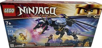 LEGO 71742 NINJAGO Legacy Overlord Dragon- New In Box, 372 Pcs
