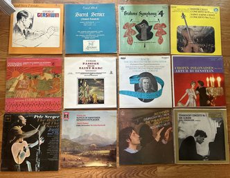 Vinyl Records Featuring Classical Artists, Religious Albums, Symphony, Brahms Symphony And Many More