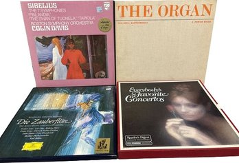 4 Vinyl Box Sets, Concertos, The Organ, Flute, Symphonies