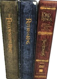Lords Of The Rings Trilogy DVDs, Signed