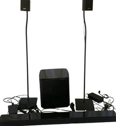 BOSE Soundbar, Bose Bass Module, Bose Virtually Invisible Surround Sound, Audio Untested, Power Turns On