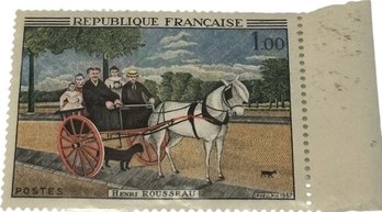 Republique Francaise Henri Rousseau 1967 Stamp