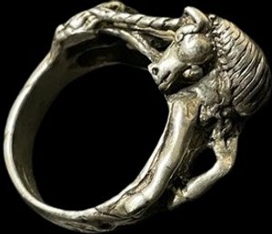 Sterling Unicorn Ring, A Work Of Art.