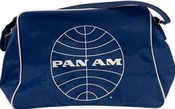 Pan Am Tote Bag Navy Blue And White