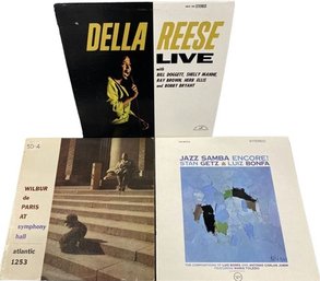 Vinyl Records (3) Includes Wilbur De Paris, Jazz Samba Encore And Della Reese